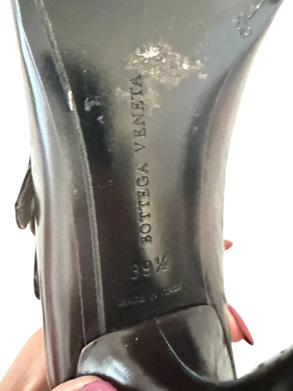 BOTTEGA VENETA Chocolate Brown Mary Janes Heels Size 39.5 / 9.5
